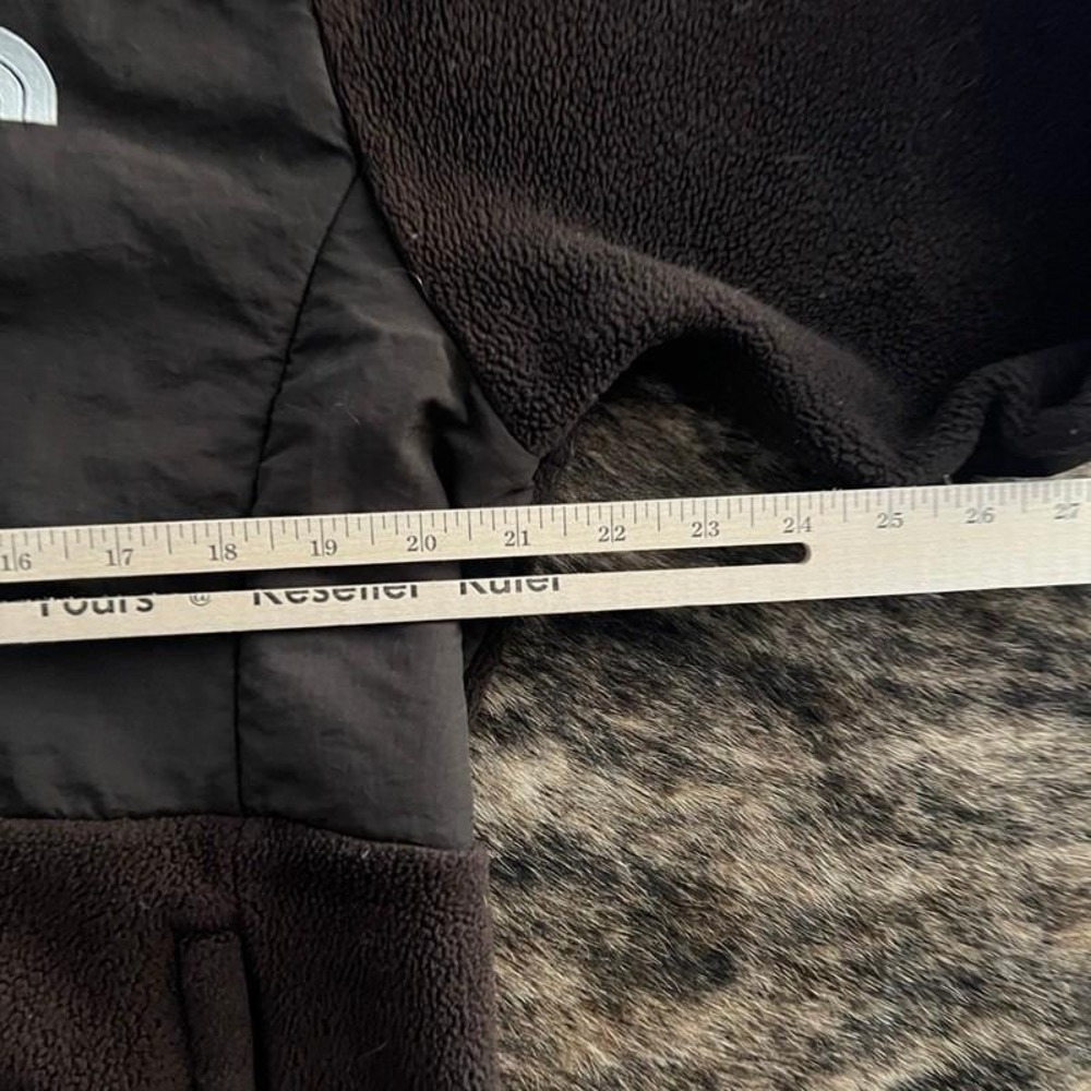 Vintage The North Face Fleece Women's Large Brown 1990s Zip Up - Picture 5 of 7